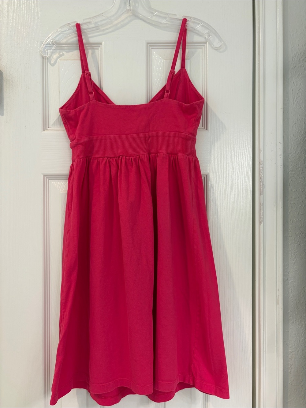 Old Navy Bright Pink Spaghetti Strap Midi Dress - Picture 2 of 3